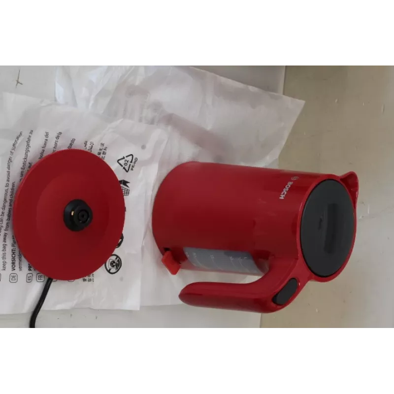 IŠPARDUOTA. | Bosch virdulys | TWK2M164 MyMoment | Elektrinis | 2400 W | 1,7 L | Plastikas | 360° sukamas pagrindas | Raudonas | PAŽEISTA PAKUOTĖ