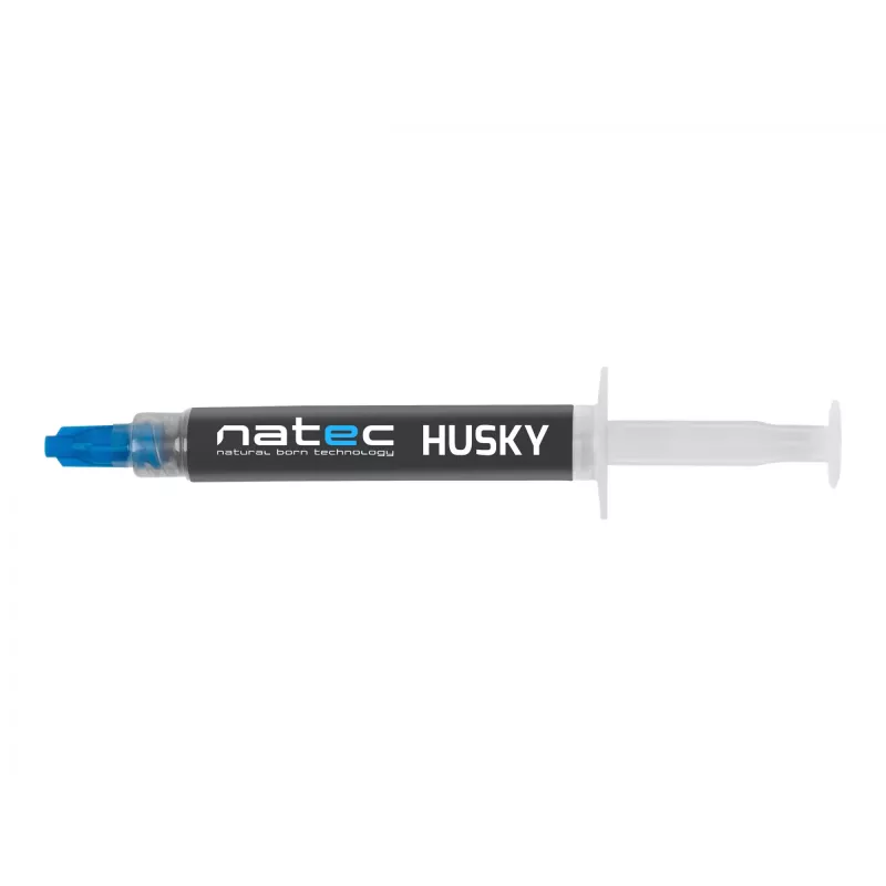 Termo pasta NATEC Husky NPT-1324, šilumos laidumas 4.63 W/m·K, tūris 2 ml, tankis 2.5 g/cm³