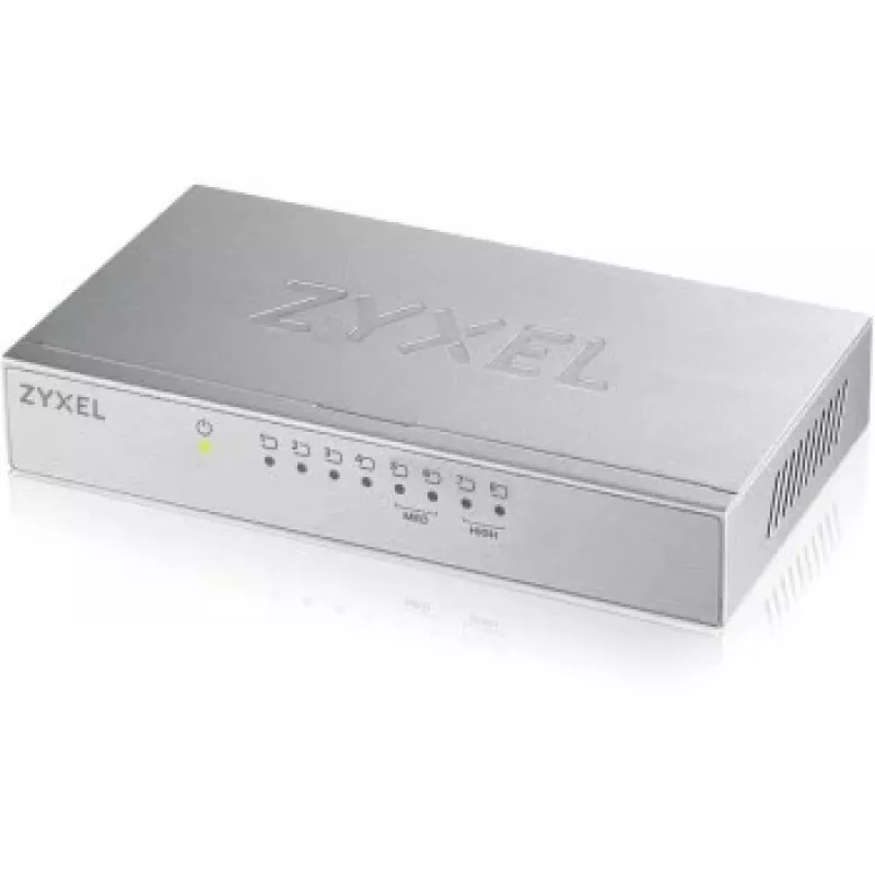 Zyxel GS-108B V3 Nevaldomas L2+ Gigabit Ethernet (10/100/1000) Sidabrinis