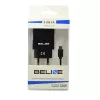 Kelioninis įkroviklis Beline Beli0011 — 2×USB prievadai, microUSB laidas, 2A išvestis, juodas