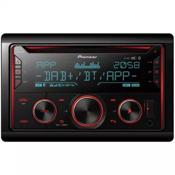 Automagnetola Pioneer FH-S820DAB, juoda, 200 W, Bluetooth
