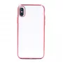 Telefono dėklas Devia Soft case Glitter, skirtas iPhone XS/X 5.8, TPU, raudonas