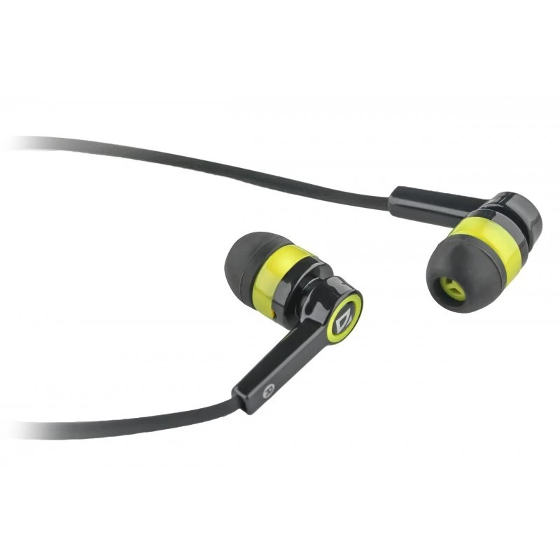Ausinės Defender Pulse 420 juodai geltonos