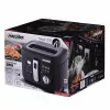 Grupinė gruzdintuvė Mesko Home MS 4908 Viena 2,5 L 1800 W Juoda Pilka