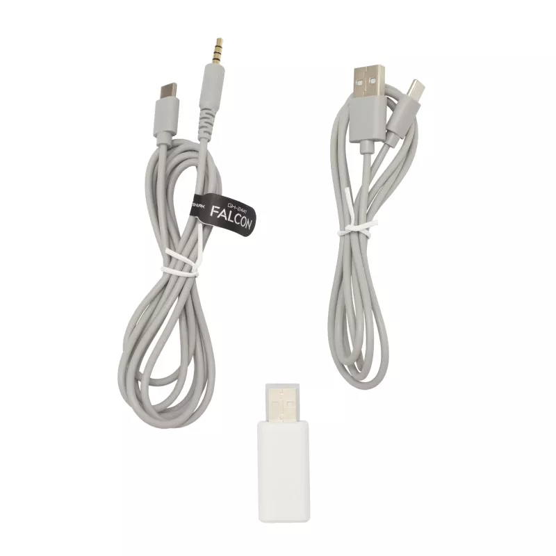 Ausinės White Shark WGH-2441 Falcon Balta/Pilka