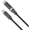 USB4 HDMI kabelis 4smarts ComboCord 240W 1,5 m – USB4 į HDMI, 240W galios tiekimas, 1,5 m ilgis