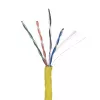 Tinklo kabelis LANBERG LCU6-10CC-0305-Y U/UTP Cat6 305 m Geltonas, 23 AWG, 250 MHz