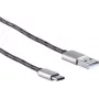 Įkrovimo kabelis ShiverPeaks 14-50070 — 3-in-1 USB, 1,2 m, raudonas