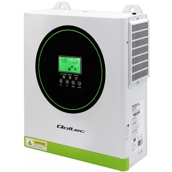 Nepriklausomas saulės inverteris QOLTEC 3500W modelis 53864 autonominėms fotovoltinėms sistemoms