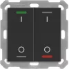 MDT BE-TAL55T206.B1 KNX mygtukas Light 55 2f RGBW temperatūros jutiklis juodas matinis perjungimas 1 (BE-TAL55T206.B1)