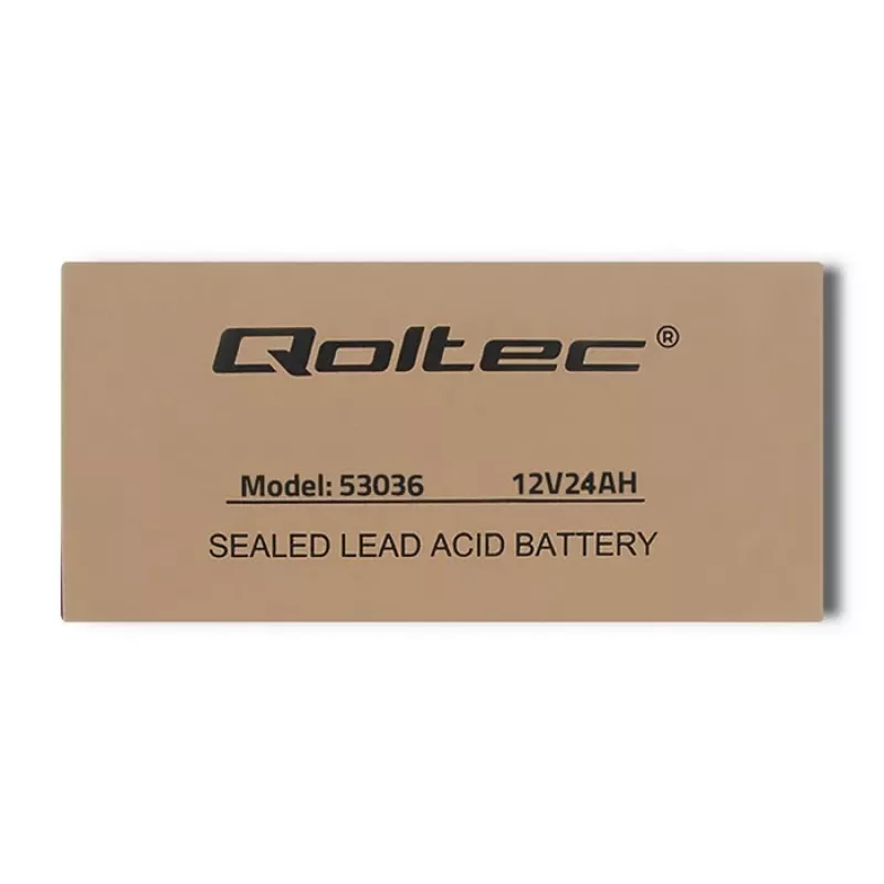 Qoltec 53036 AGM baterija | 12V | 24Ah | maks. 360A