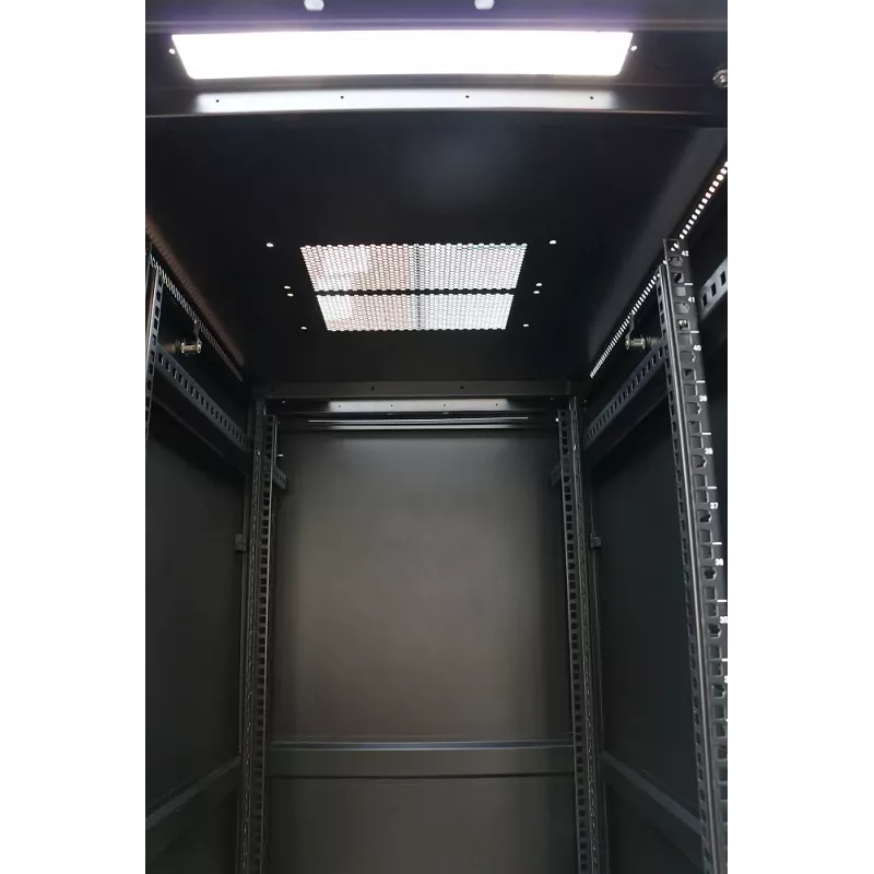 Laisvai statomas stovas Extralink montuojama spinta 42U 600x1000 Juoda