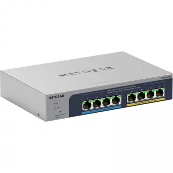 NETGEAR MS108TUP Nevaldomas L2 2.5G Ethernet (100/1000/2500) Power over Ethernet (PoE) Pilka