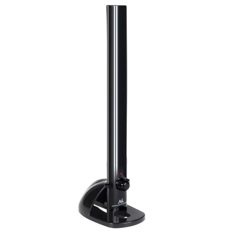 Vidinė TV antena MACLEAN MCTV-930 — DVB-T, VHF 87,5–230 MHz, UHF 470–790 MHz, VHF 26 dB / UHF 28 dB, 75 Ω, juoda