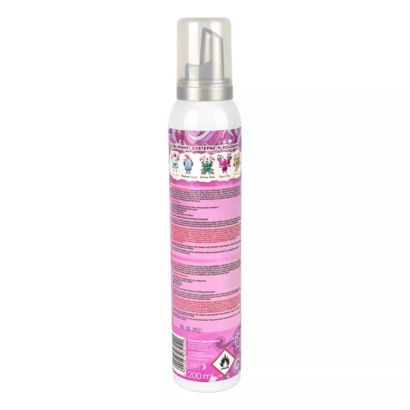 Vonios putų žaislas Tuban TUBI FOAM PINK 200 ml berniukams ir mergaitėms