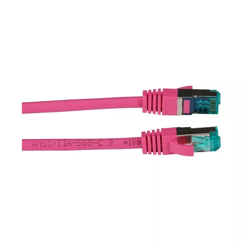 EFB-Elektronik RJ45 komutacinis kabelis Cat.6A S/FTP LSZH purpurinis 2m Gamintojas: EFB Elektronik (MK6001.2MA)