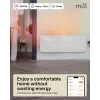 Mill Invisible Smart WiFi šildytuvas | PA2000WIFI4 | Skydinis šildytuvas | 2000 W | Tinka patalpoms iki 24–28 m² | Balta | IPX4