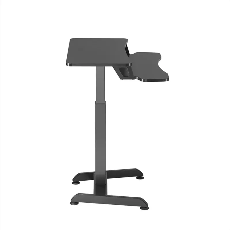 Maclean MC-835 nešiojamasis elektrinis aukščio reguliavimo stalas 72–122 cm, maks. 37 kg, valdymo pultas, sėdimo-stovimo darbo stotis