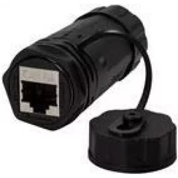 LogiLink Professional - Tinklo mova - RJ-45 (W) į RJ-45 (W) - STP - CAT 6a - lauko - juoda
