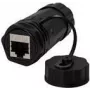 LogiLink Professional - Tinklo mova - RJ-45 (W) į RJ-45 (W) - STP - CAT 6a - lauko - juoda