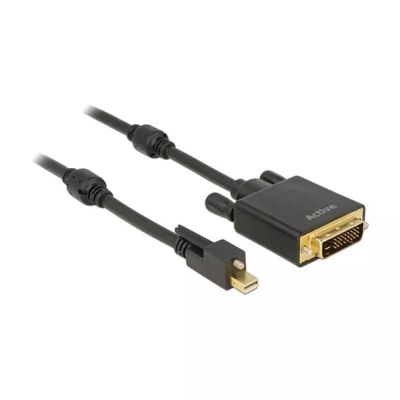 Vaizdo kabelio adapteris DeLOCK 85637 Mini DisplayPort į DVI 5 m juodas