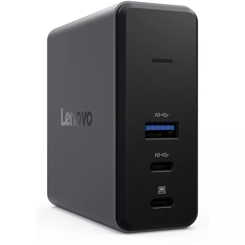 „Lenovo X9“ įkrovimo GaN dokas, laidinis USB 3.2 Gen 2 (3.1 Gen 2) Type-C, pilkas