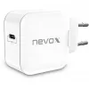 nevox 20W USB-C PD įkroviklis baltas maitinimo adapteris