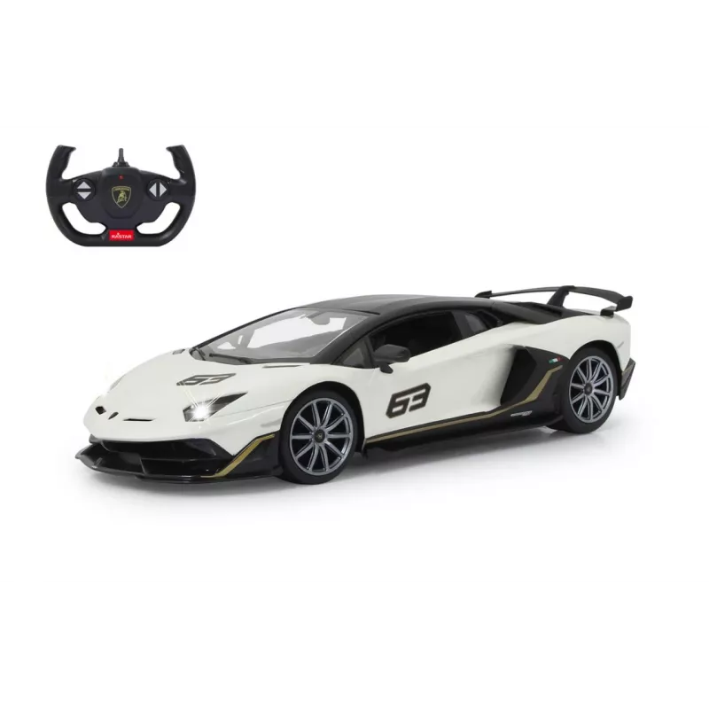 Jamara Lamborghini Aventador SVJ Performance 1:14 Balta 2.4GHz A - sportinis automobilis - elektrinis variklis - 1:16 - paruoštas važiuoti (RTR) - balta - berniukams (405172)