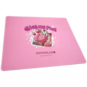 ZOMOPLUS Give Me Five žaidimų pelės kilimėlis, 500x420mm - rožinė