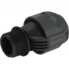 Sprinklersystem jungtis 25 mm > 1, juoda jungtis/pilka