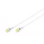 Tinklo kabelis Digitus CAT 6A U/FTP plonas komutacinis kabelis RJ-45 Cat6a 3 m Pilkas