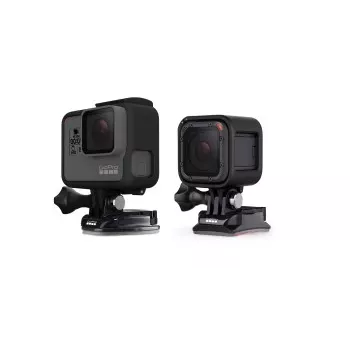 GoPro išlenkti + plokšti lipnūs laikikliai - atraminė sistema - lipnus tvirtinimas - skirti HD HERO, HERO+ LCD, HERO3, HERO4 Session, HERO6 Juoda, HERO7 Juoda, Sidabrinė, Balta