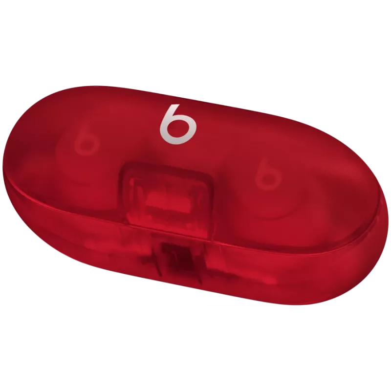 Beats Solo Buds – Tikri belaidžiai ausinukai – Skaidriai raudoni, modelis A3151 A3150 A3152