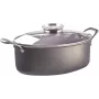 Puodas Pensofal Invictum Professional Oval 32 cm su 2 rankenomis ir stikliniu dangčiu