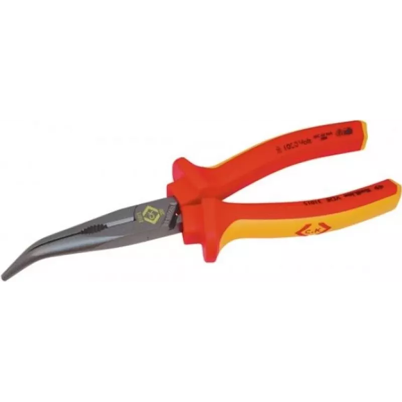 C.K Tools 431015 - Ilgos nosies replės - Raudona/Oranžinė (431015)
