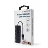 USB 2.0 sąsajos šakotuvas Gembird UHB-U2P4-05 su 4 USB prievadais
