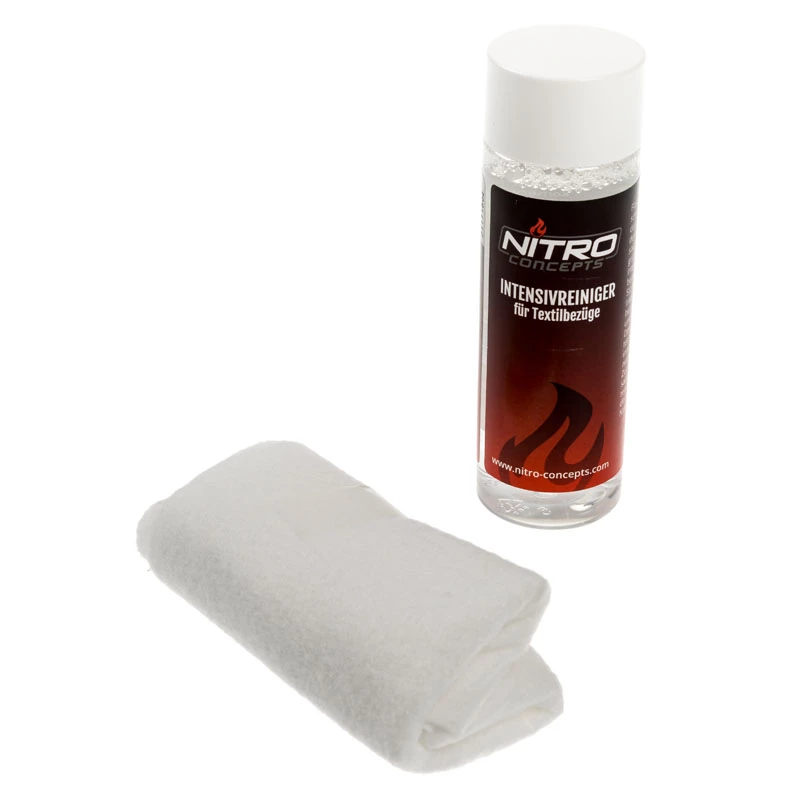 Tekstilinių kėdžių valymo tirpalas Nitro Concepts NC-AC-CK-002 100 ml su valymo šluoste
