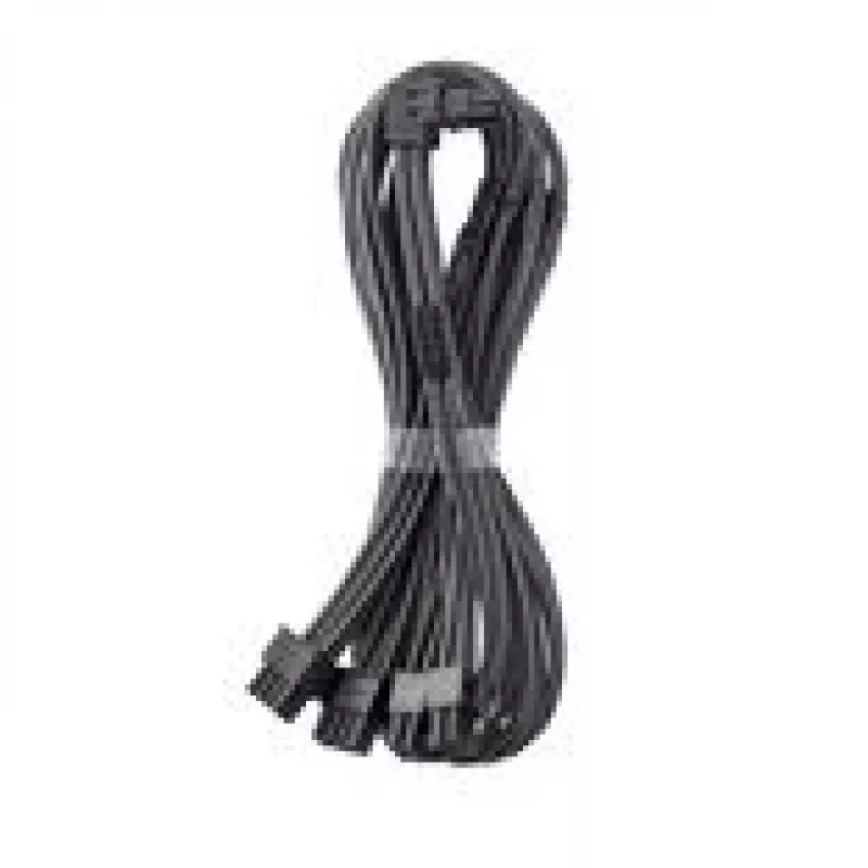 CableMod C-Series Pro kabelis Assembly Variant B 90 cm 16 kontaktų į 4×8 kontaktų PCIe anglies pluošto