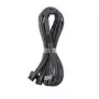 CableMod C-Series Pro kabelis Assembly Variant B 90 cm 16 kontaktų į 4×8 kontaktų PCIe anglies pluošto