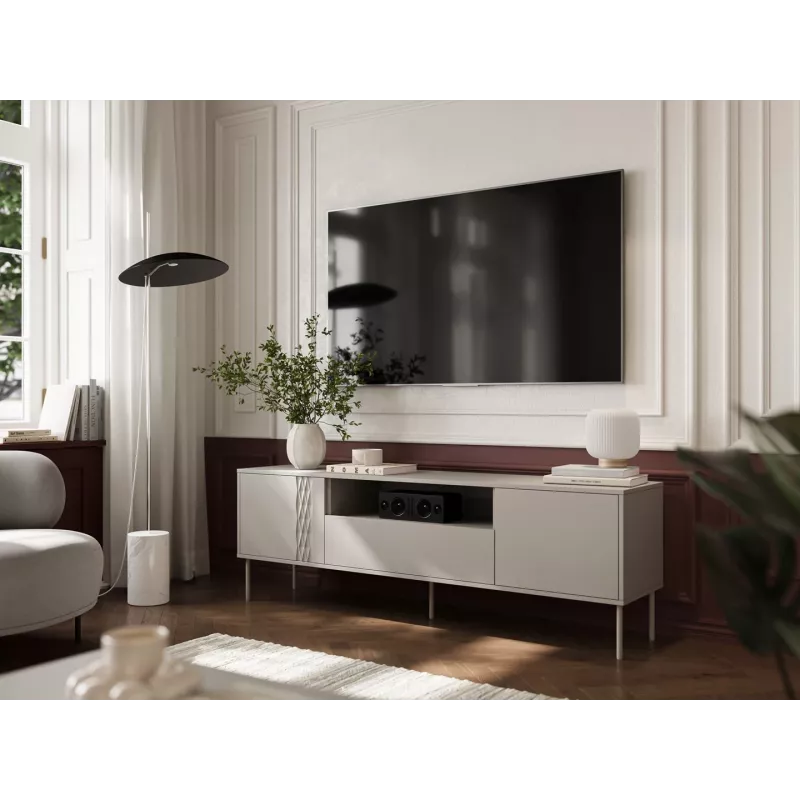 Cama EF TRESSE RTV spintelė 180x40x54.5 kašmyro matinis