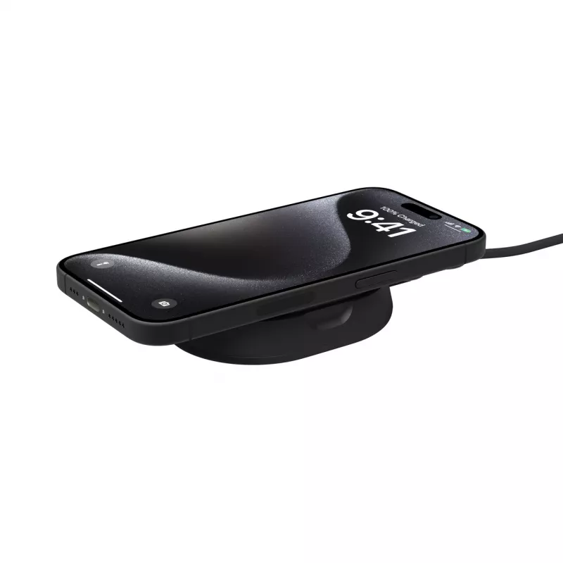 Belaidis įkroviklis Belkin BoostCharge Pro WIA008btBK greitas įkrovimas patalpoms išmanusis telefonas juodas