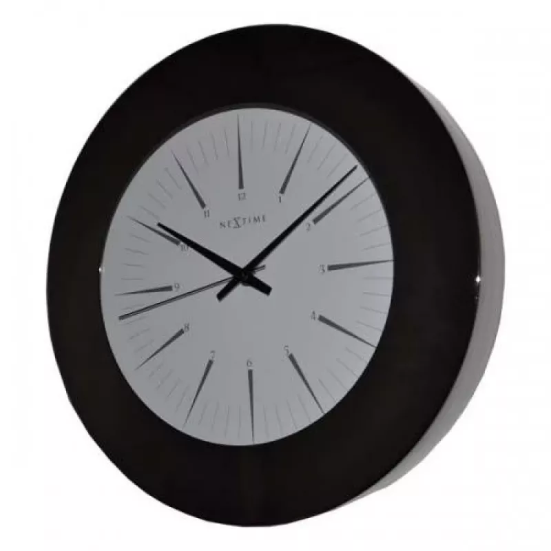 NeXtime klok 2945 Colt, Ø 45 cm, Wall, Juoda