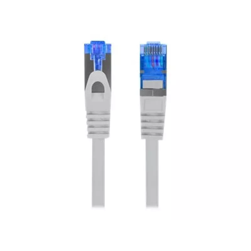Tinklo kabelis LANBERG PCF6A-10CC-0150-S Cat6a S/FTP RJ-45 — 1,5 m, pilkas