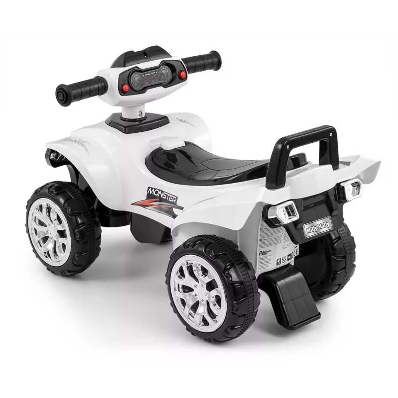 Važinėjamas žaislas milly mally Vehicle Monster baltas — modelis 5694