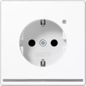 JUNG LS 1520-O WW LNW - Type F - 1 modulis(-iai) - 2P - Balta - Termoplastas - Maitinimo