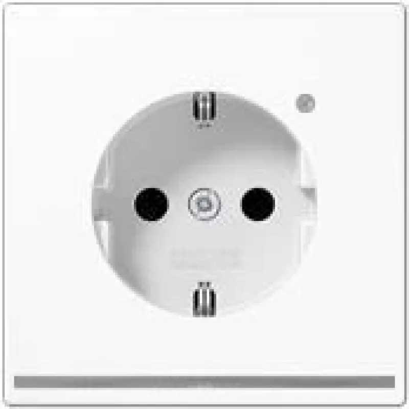 JUNG LS 1520-O WW LNW - Type F - 1 modulis(-iai) - 2P - Balta - Termoplastas - Maitinimo