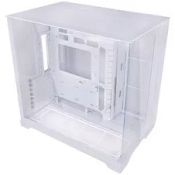 Lian Li O11 Vision Compact - Balta + 3x UNI FAN SL-INF 120 ARGB Reverse Blade PWM Fan - 120mm (Ink. Controller)