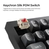 Mechaninė klaviatūra Keychron V1 Ultra 8K — 75%, QWERTY, Bluetooth, laidinė, RGB, juoda