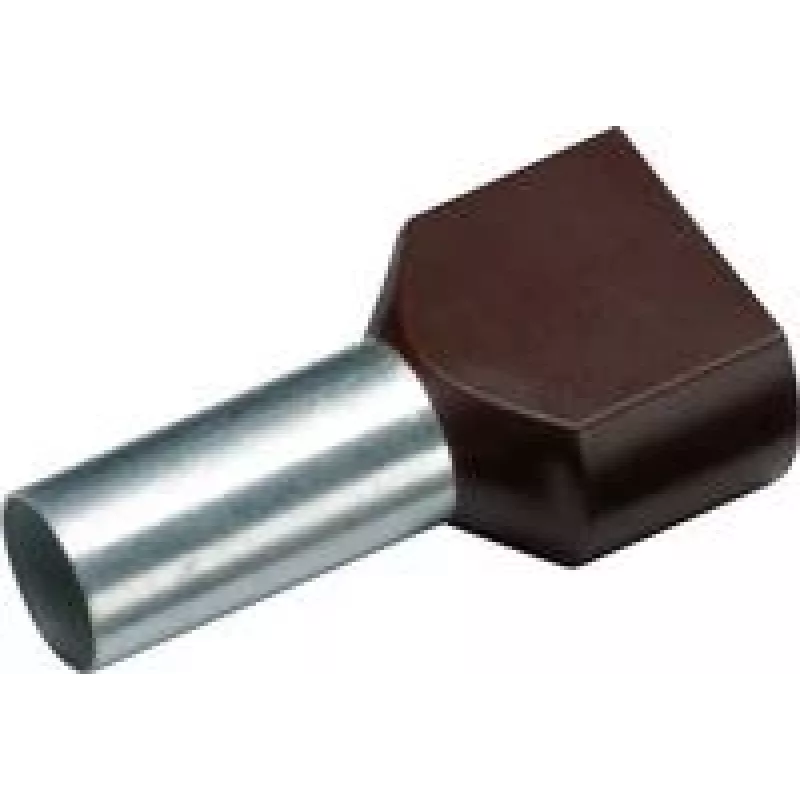 Cimco 187708 dviguba įvorė 1,5 mm² iš dalies izoliuota juoda 100 vnt. (187708)