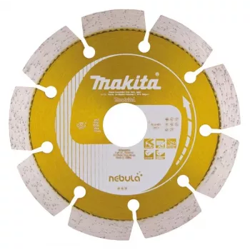 MAKITA DEIMANTINIS DISKAS 115x22,23mm SEGMENTINIS (SAUSAS) BETONUI